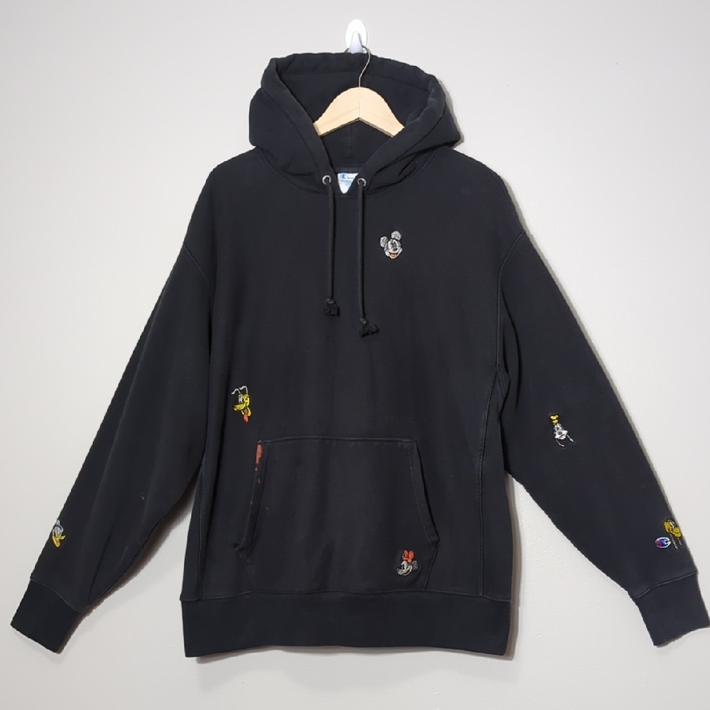 Champion Reverse Weave x Disney‎ Embroidered Mickey Hoodie XL RARE Unisex HTF